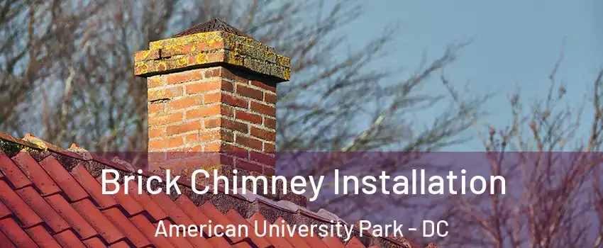 Brick Chimney Installation American University Park - DC