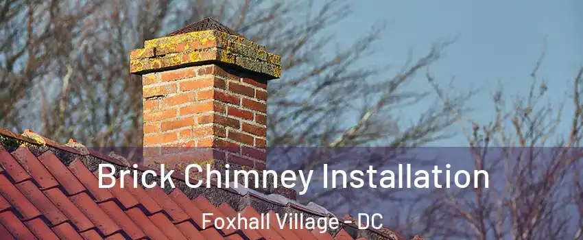 Brick Chimney Installation Foxhall Village - DC