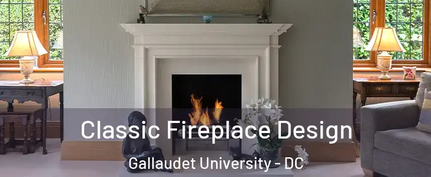 Classic Fireplace Design Gallaudet University - DC