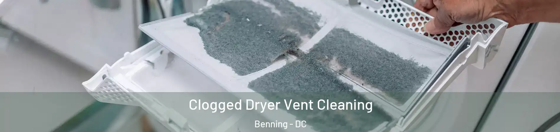 Clogged Dryer Vent Cleaning Benning - DC