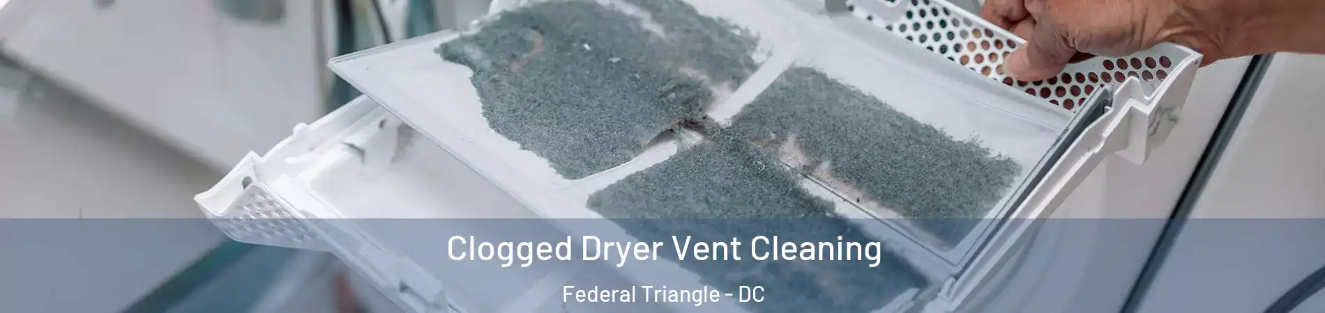 Clogged Dryer Vent Cleaning Federal Triangle - DC