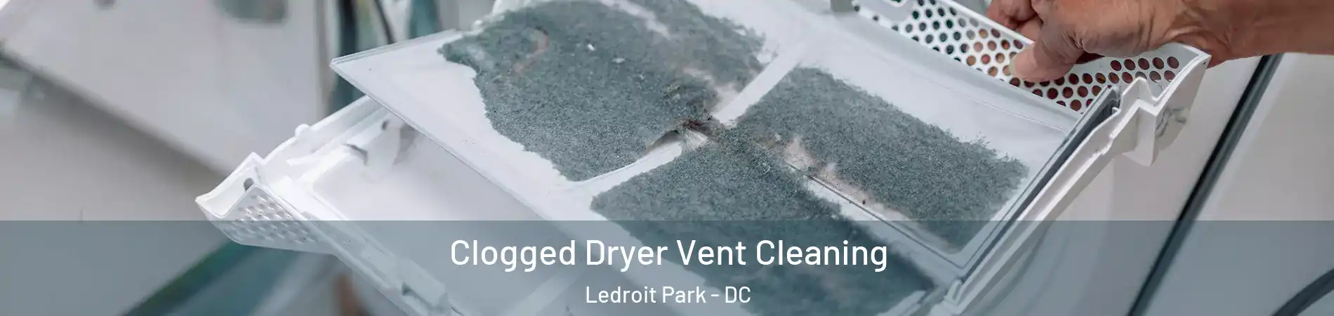 Clogged Dryer Vent Cleaning Ledroit Park - DC