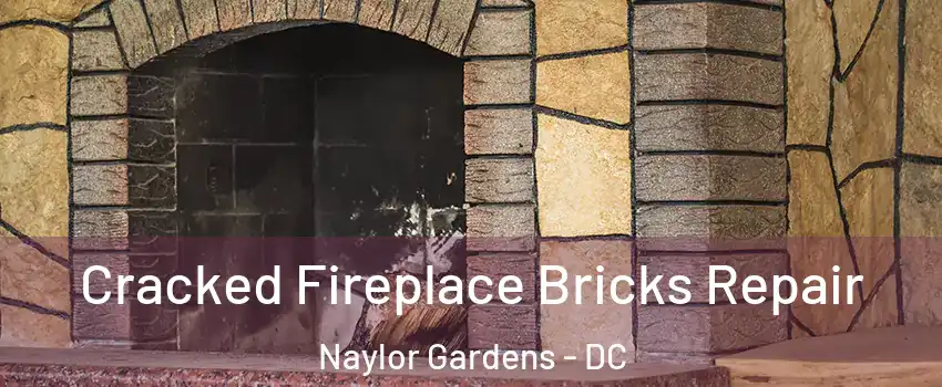 Cracked Fireplace Bricks Repair Naylor Gardens - DC