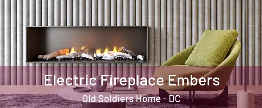 Electric Fireplace Embers Old Soldiers Home - DC