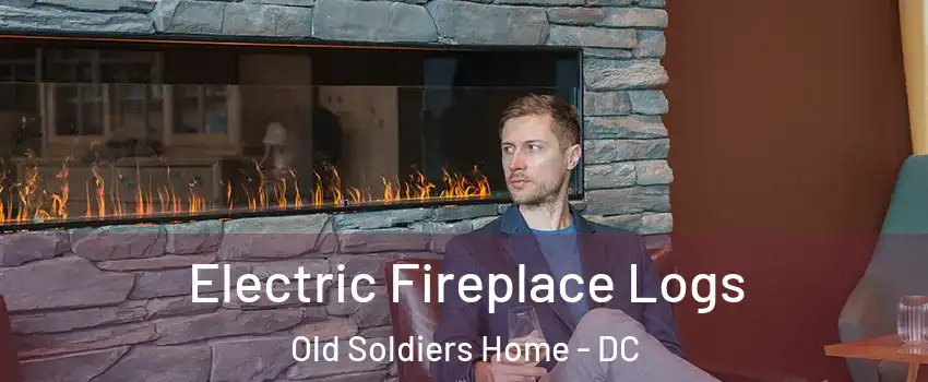 Electric Fireplace Logs Old Soldiers Home - DC