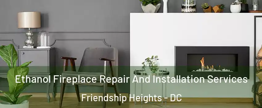 Ethanol Fireplace Repair And Installation Services Friendship Heights - DC