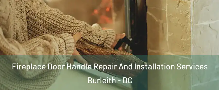 Fireplace Door Handle Repair And Installation Services Burleith - DC