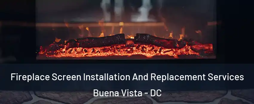 Fireplace Screen Installation And Replacement Services Buena Vista - DC