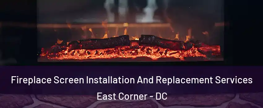 Fireplace Screen Installation And Replacement Services East Corner - DC