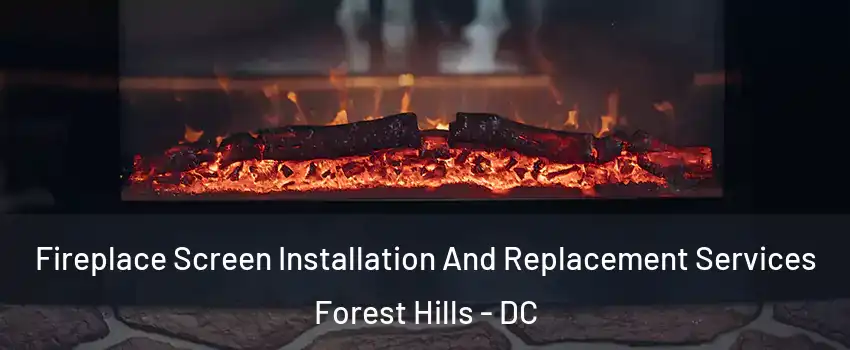 Fireplace Screen Installation And Replacement Services Forest Hills - DC