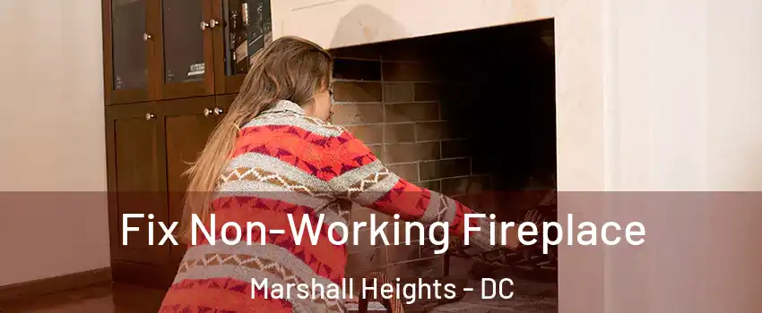 Fix Non-Working Fireplace Marshall Heights - DC