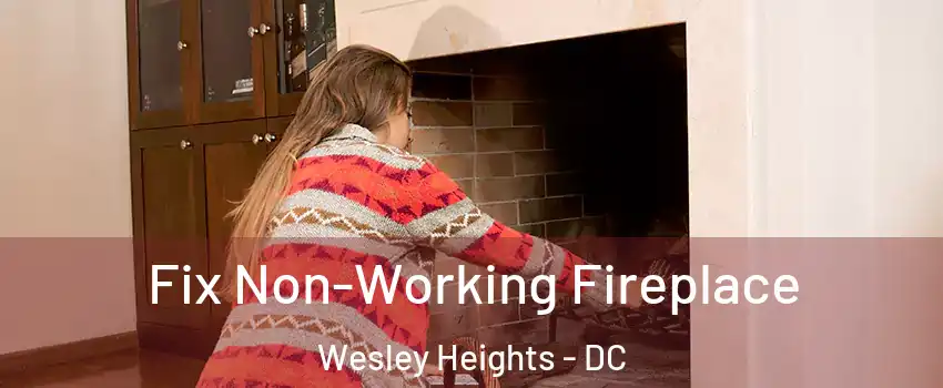 Fix Non-Working Fireplace Wesley Heights - DC