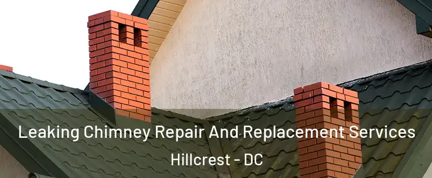 Leaking Chimney Repair And Replacement Services Hillcrest - DC