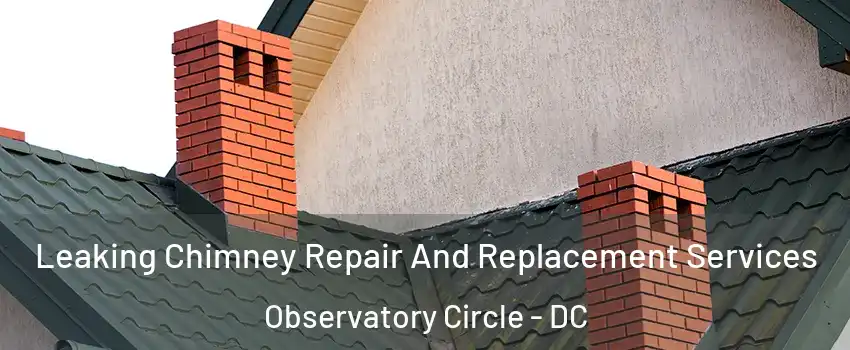 Leaking Chimney Repair And Replacement Services Observatory Circle - DC