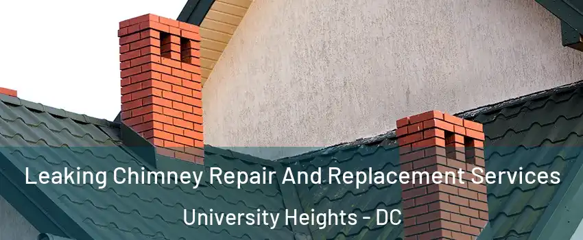 Leaking Chimney Repair And Replacement Services University Heights - DC