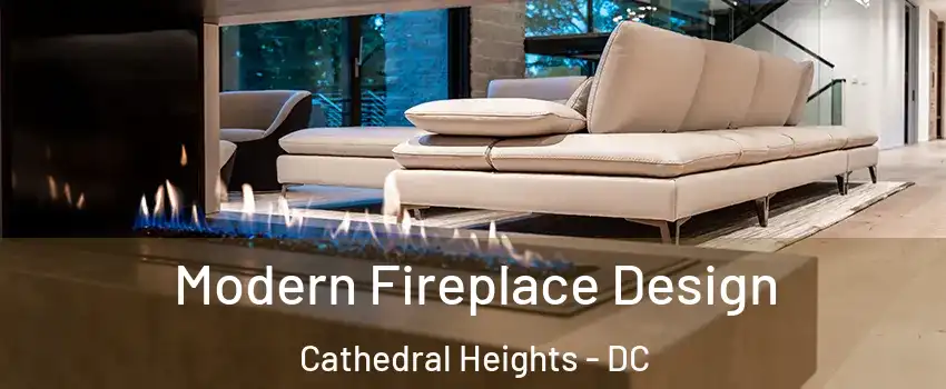 Modern Fireplace Design Cathedral Heights - DC