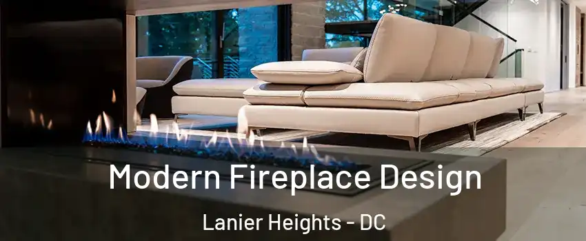 Modern Fireplace Design Lanier Heights - DC