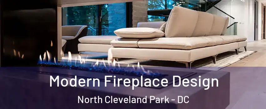 Modern Fireplace Design North Cleveland Park - DC