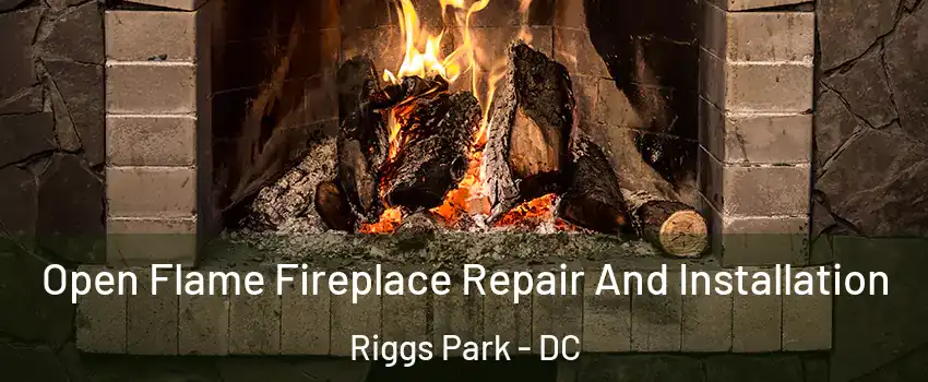 Open Flame Fireplace Repair And Installation Riggs Park - DC