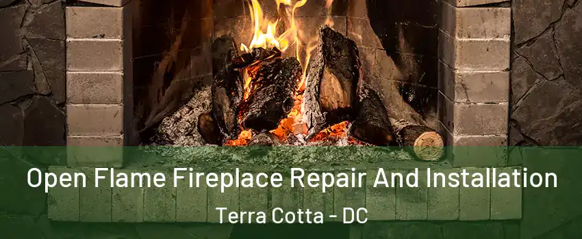 Open Flame Fireplace Repair And Installation Terra Cotta - DC