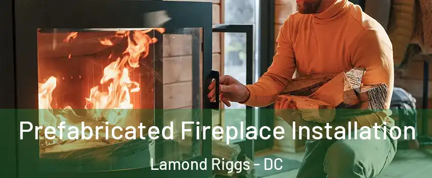 Prefabricated Fireplace Installation Lamond Riggs - DC