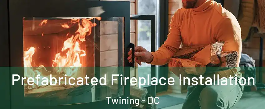 Prefabricated Fireplace Installation Twining - DC